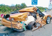 Among the Living after nasty crash