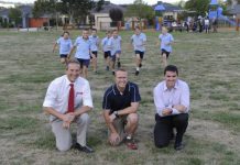 Kids gang up for fun run