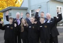 Modern facade and facilities too