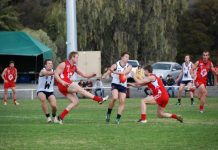 Intense footy to the end