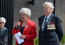 Respects for the fallen