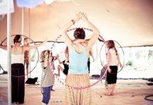 Dance in festive mood