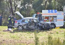 Badly injured in smash