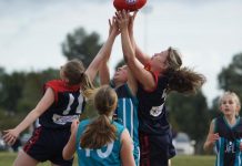 Girls up the intensity