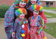 Clowns rule the day