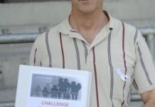 Right behind the White Ribbon