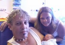 Christmas joy for newlyweds