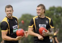 Young players learn from the best