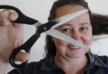 Letting their hair down