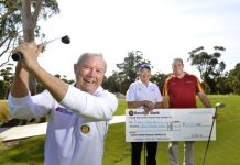 Rotary golf day on a roll