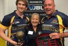 Warriors bathed in glory