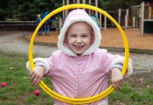 Holidays with hula hoops