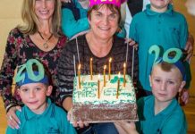 School blows 20 candles
