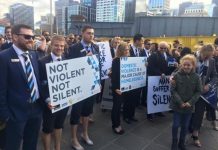 High heels to fight violence