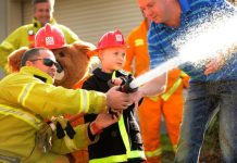 Firefighters fulfil boy’s dreams