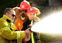 Captain Koala makes little Jacob’s day