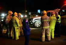 Ankle broken in crash