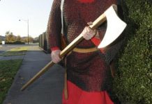 Viking walk for noble cause