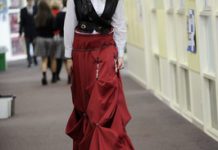 Student designs stilt costume