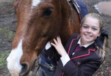 Saffy leaps to great heights