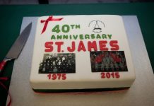 St James pauses to reflect