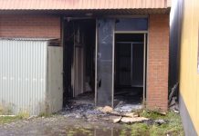 Shop fire in Pakenham