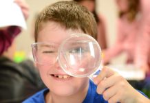 Budding super sleuths at work