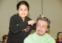 Rook goes bald for cancer