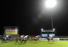 Lights out at ractetrack