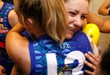 Local girls make history on AFL’s landmark day