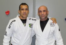 Jiu-jitsu legend locked in for training