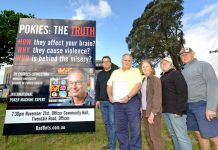 Officer pokies row reignites