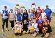 Footy fun for girls