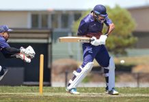 Krishan blasts memorable knock