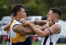 Eagles grab physical season opener