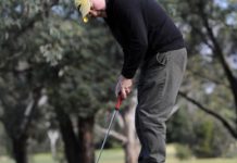 Golfers back in the swing