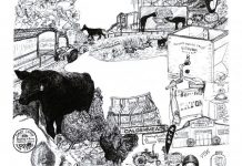 What can you find in Caldermeade?