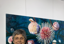 Emerald Hills Hub hosts first exhibition for 70-year-old artist