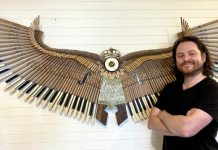 Olinda resident making ‘preposterous’ phoenixes from pianos