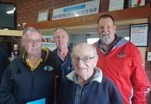 Boradale banks the win on a crisp day for lawn bowls