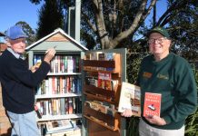Book exchange gets revamp from woodworkers