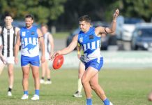 Officer’s best falls just short as ex-AFL players show their class