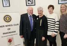 Changing over the Inner Wheel committee