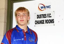 Dusties defender capturing attention