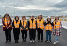 MP and students visit new bridge
