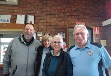 Sue and the gang shine in the sun at San Remo