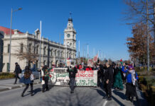 Protest for Palestinian statehood