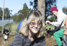 Residents plant out Garfield Rec Reserve