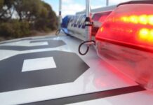 Four charged after police track erratic car