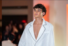 Ashton shines in Fashion Week Debut